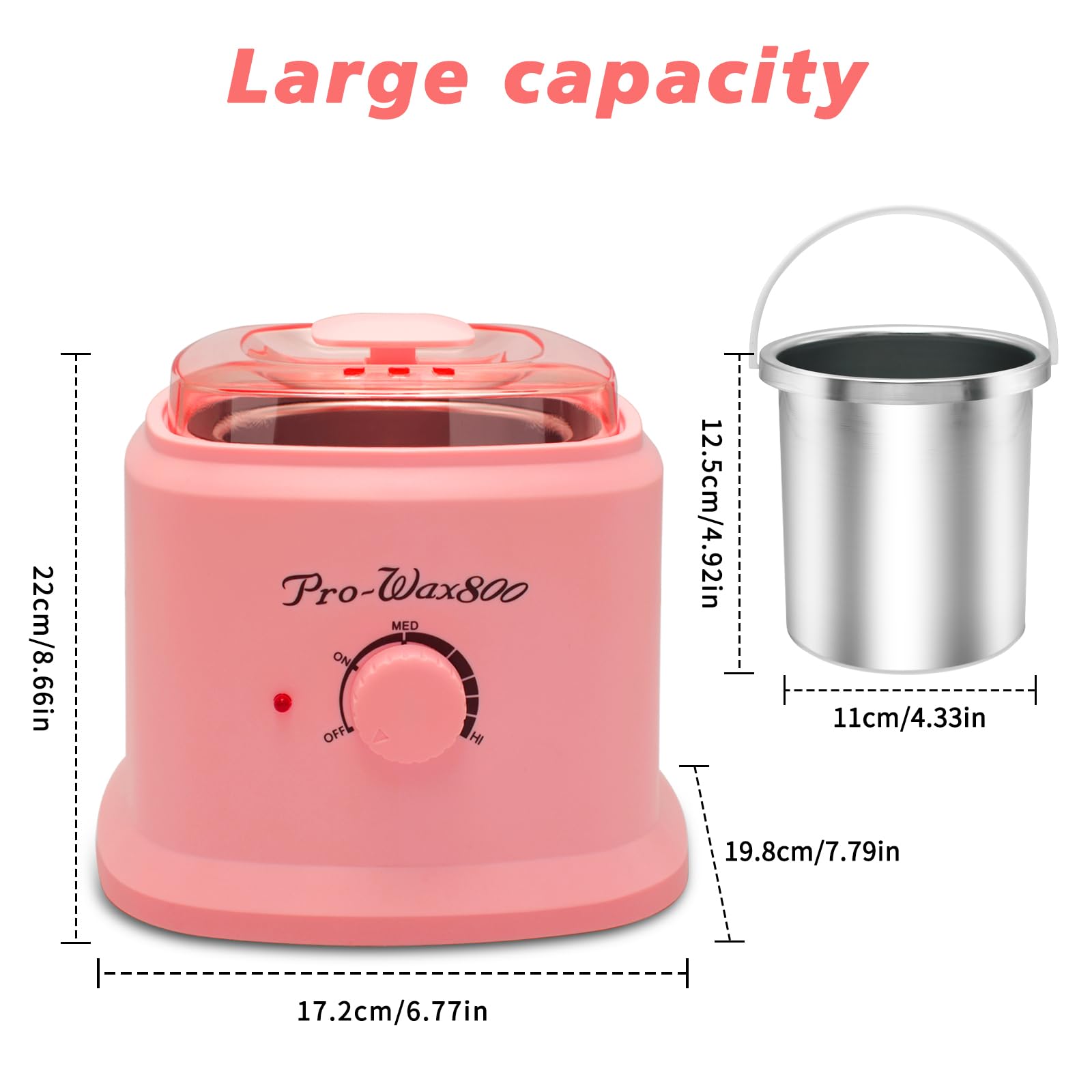 Olla cera 800grs Deluxe